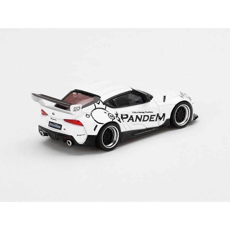 Toyota Pandem GR Supra V1.0 White Limited Edition to 3000 pieces Worldwide 1/64 Diecast Model Car by True Scale Miniatures