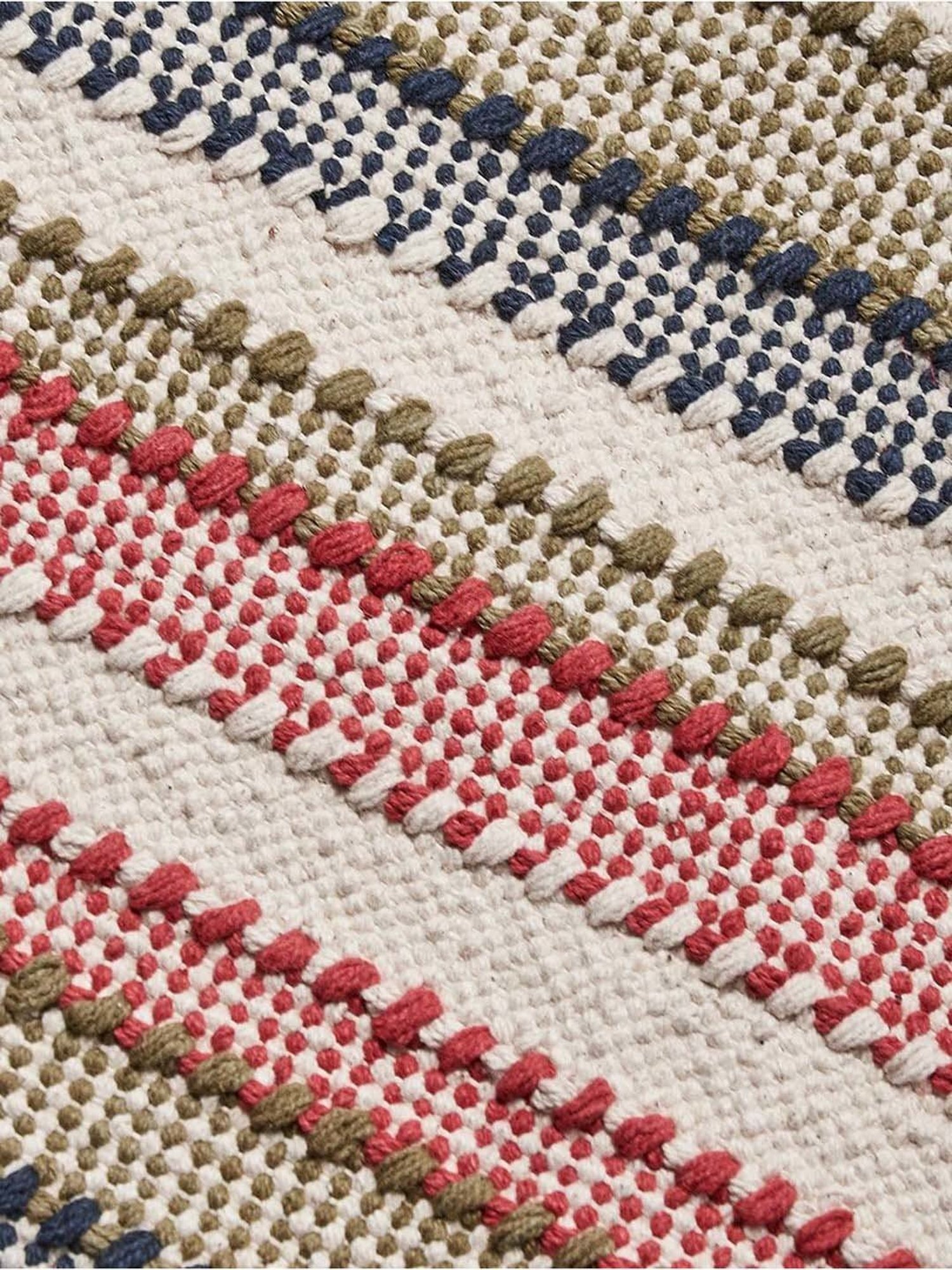 Bianca Red Microfibre Non-Slip Rug