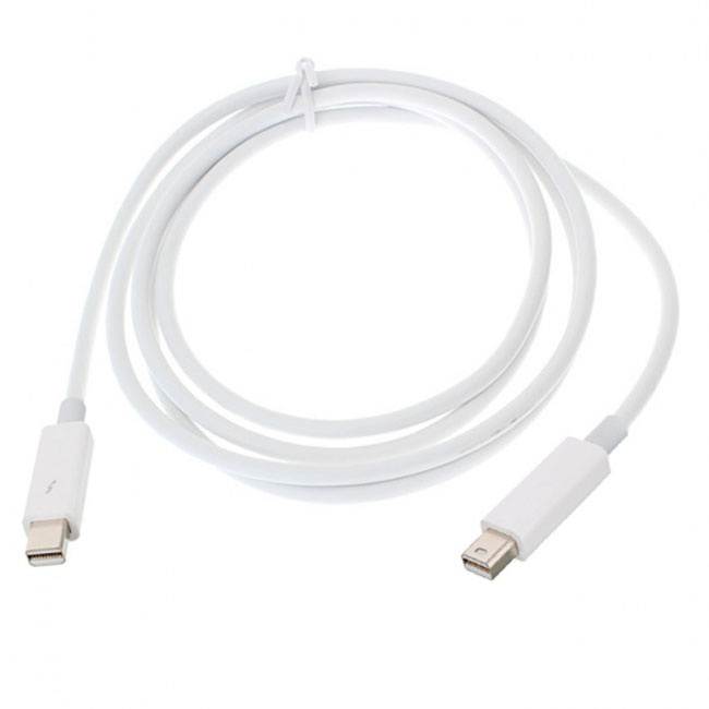 CY Thunderbolt 2 Port Male to Male Video Data Cable for MacBook & SSD & Displays TB-004-WH
