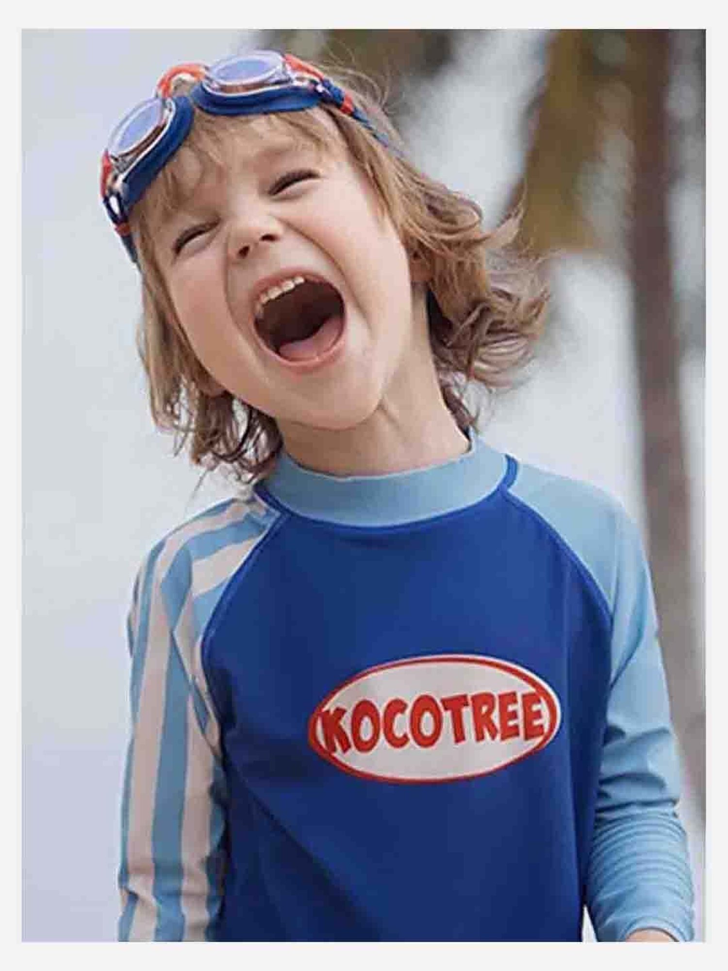 Little Surprise Box Kids Blue Printed Full Sleeves T-Shirt Set