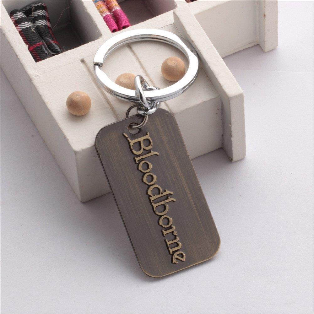 OK-STORE Hunter Metal Key Chain, Stainless Steel Keychain Zinc Alloy Tag Key Ring