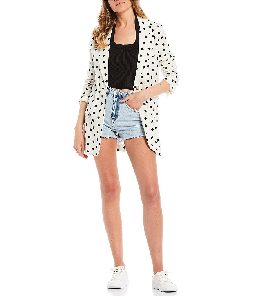 Takara Ruched-Sleeve Coordinating Suiting Jacket