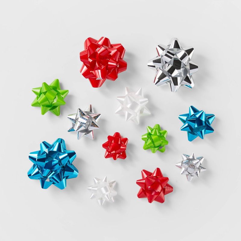 40ct Turquoise/White/Red/Lime Bow Bag - Wondershop™