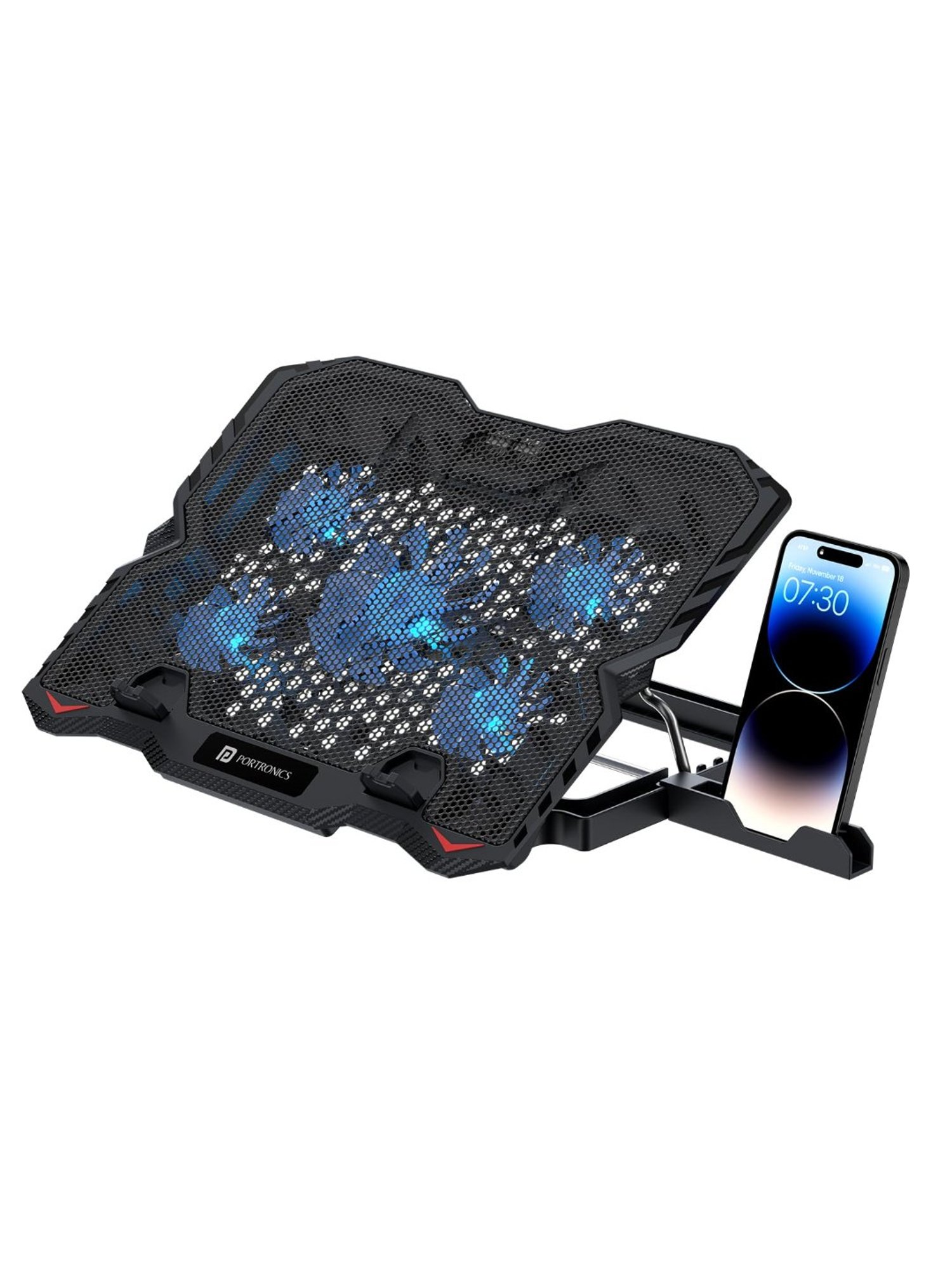 Portronics My Buddy Air 3 Laptop Cooling Stand (Black)