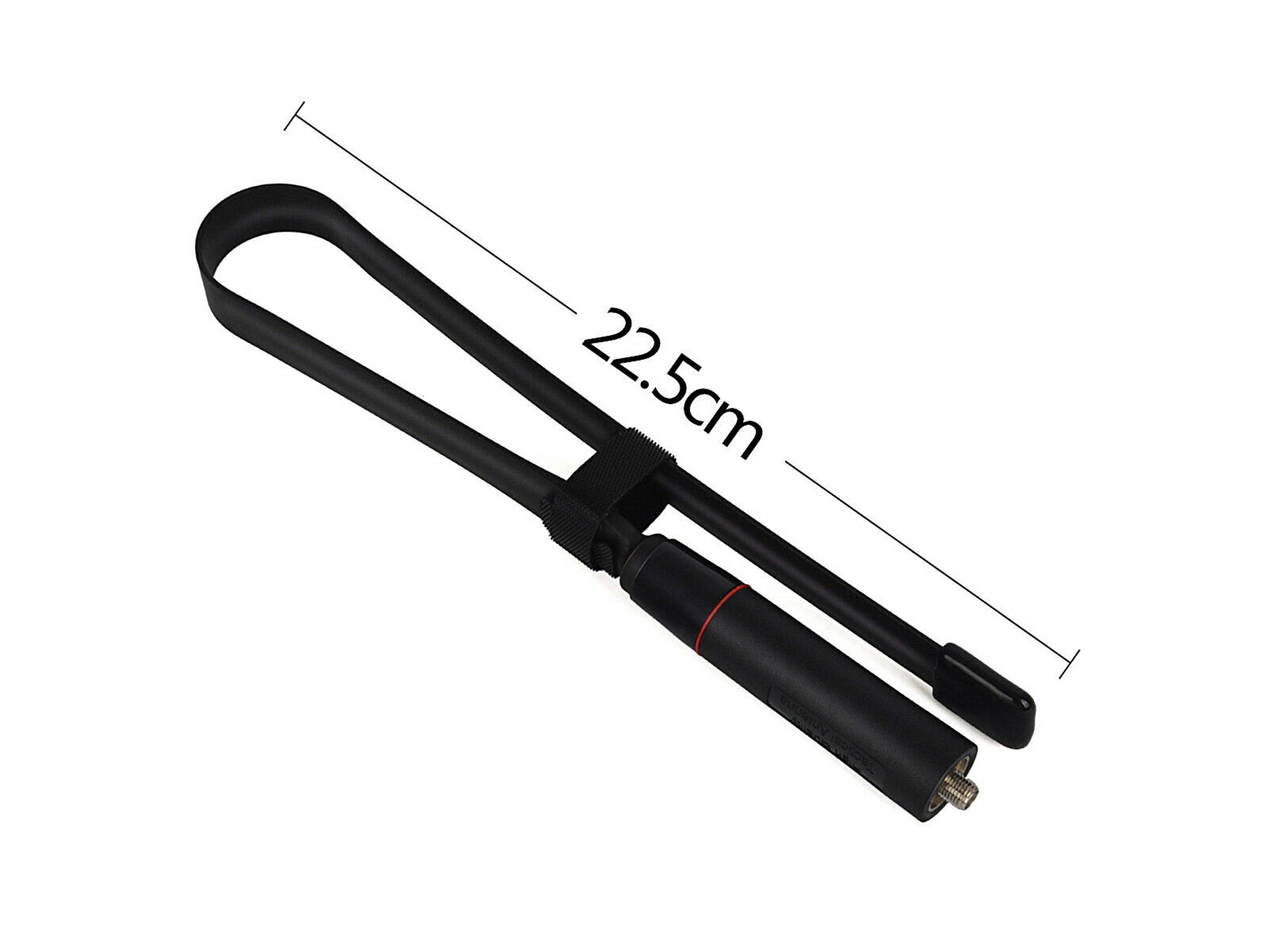 HYS 2PCS Folding Tactical VHF UHF Walkie Talkie Portable Antenna for Baofeng UV-5R UV-82