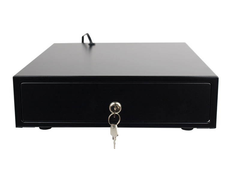 Angel POS 12" Compact Portable Automatic Cash Drawer 24V Register Deposit Money Box