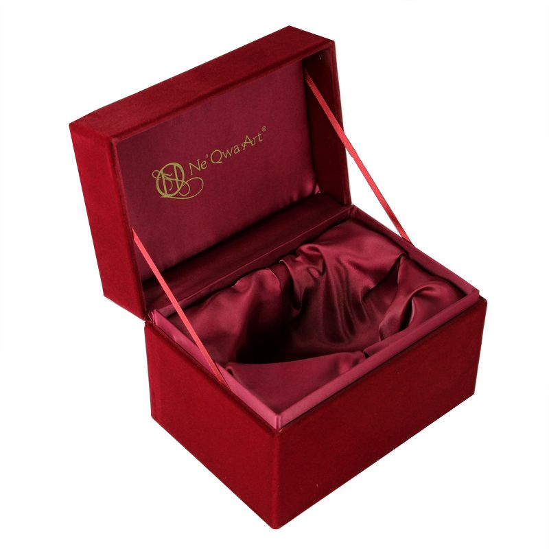 NeQwa 7" "Santa's Journey" Hand-Painted Blown Glass Christmas Ornament - Yellow/Green