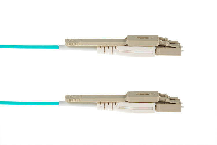 1m LC-LC OM4 Premium Multimode Push-Pull Tab 50/125 Fiber Optic Cable