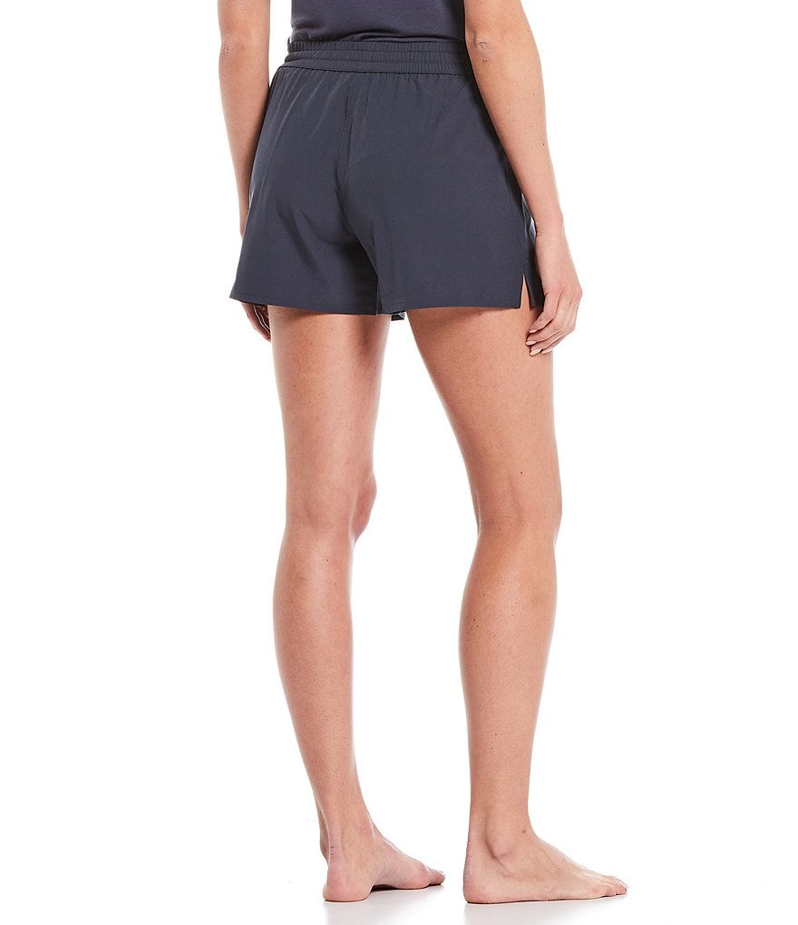 Half Moon by Modern Movement Solid Woven Coordinating Lounge Shorts
