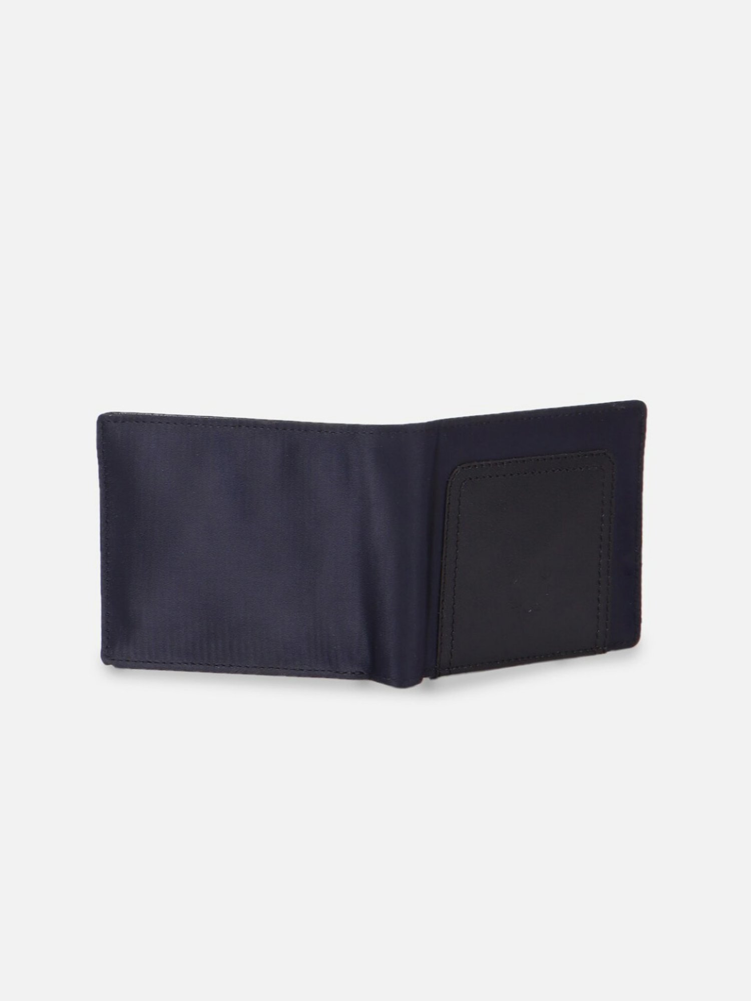 Allen Solly Navy Leather Bi-Fold Wallet for Men