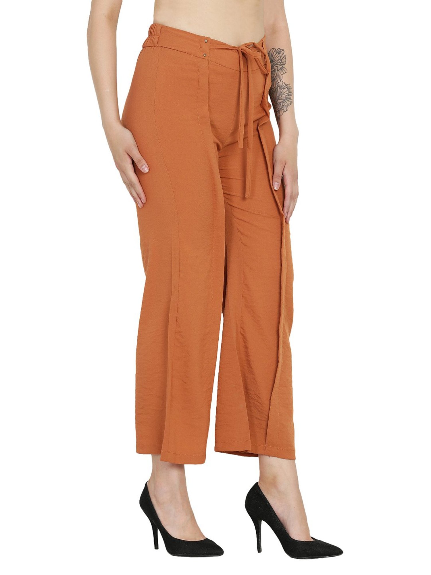 Westwood Rust Cotton Culottes