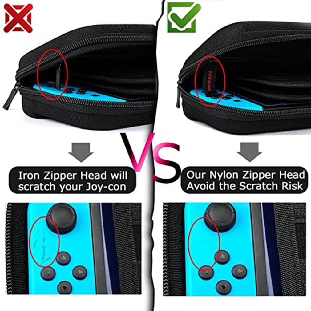 Lejiahong Portable Hard Shell Case for Nintend Switch Water-resistent EVA Carrying Storage Bag for Nitendo switch NS Console Accessories