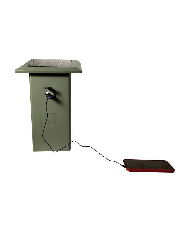SoundMax14&trade; Solar Powered Bluetooth Receiver and Charging Station - 100 watt - Weathered Bronze