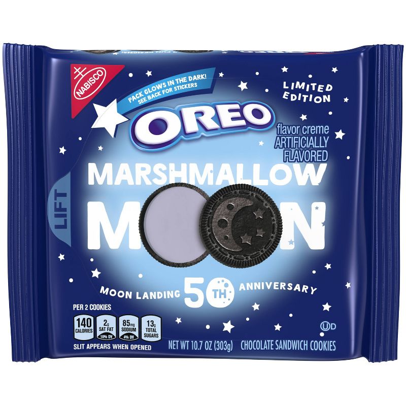 Oreo Marshmallow Moon Chocolate Sandwich Cookies - 10.7oz