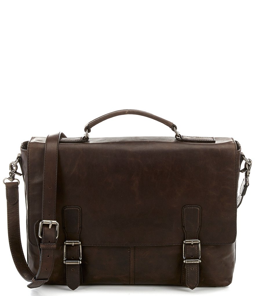 Frye Logan Top Handle Leather Briefcase