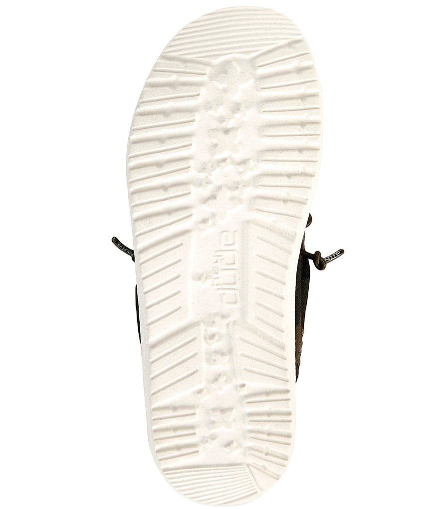 Hey Dude Boys' Wally Camo Linen Washable Slip-Ons (Toddler)