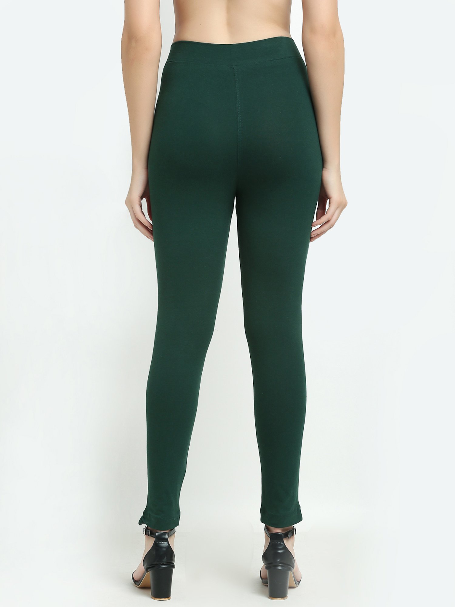 TAG 7 Pink & Green Cotton Pants - Pack Of 2