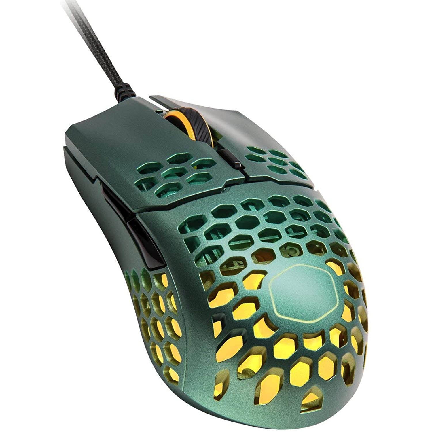 Cooler Master MM711 Wilderness Limited Edition Gaming Mouse with Lightweight Honeycomb Shell, Ultraweave Cable, 16000 DPI Optical Sensor, and RGB Accents