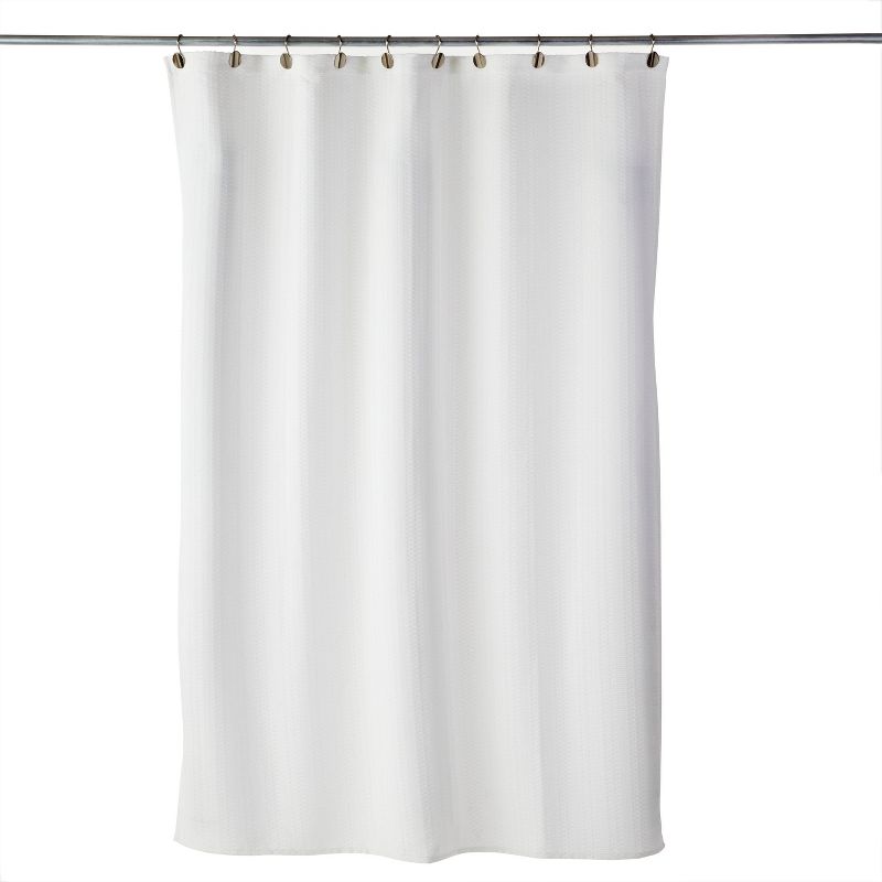 Longborough Shower Curtain White - SKL Home