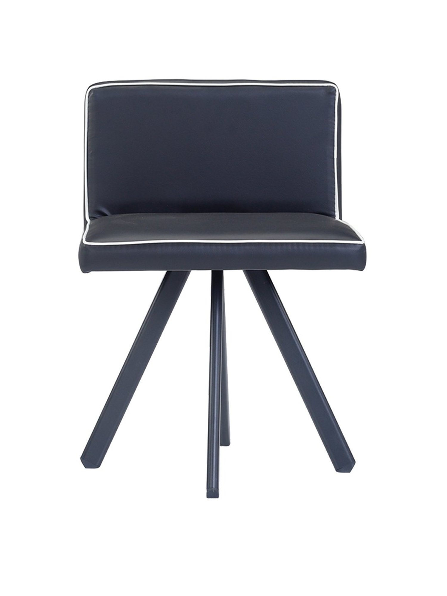 Pure Jenna Metal 6 Seater Dining Set in Black Finish