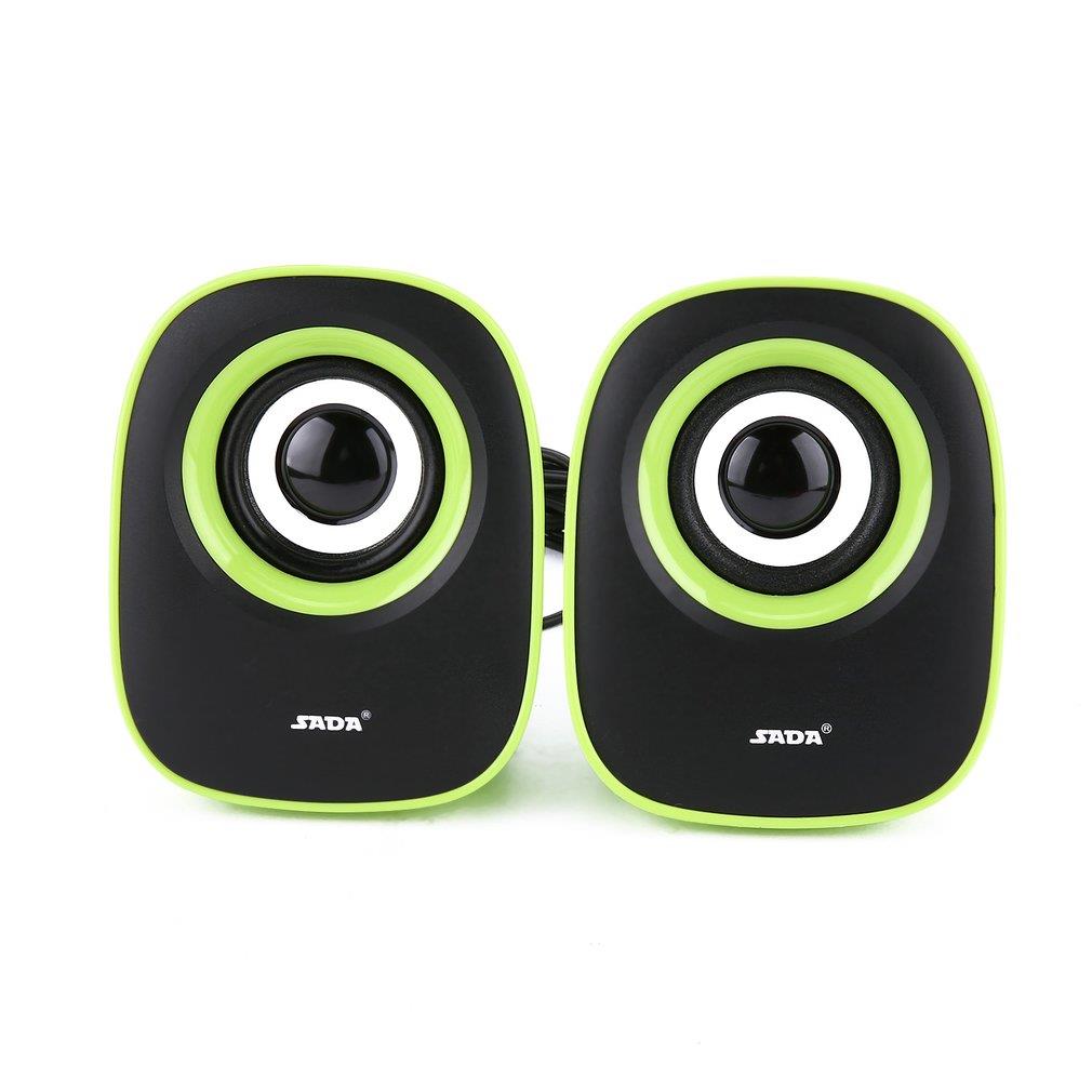 SADA V-106 USB 2.1 Stereo Computer Speaker with Subwoofer for PC Gaming System