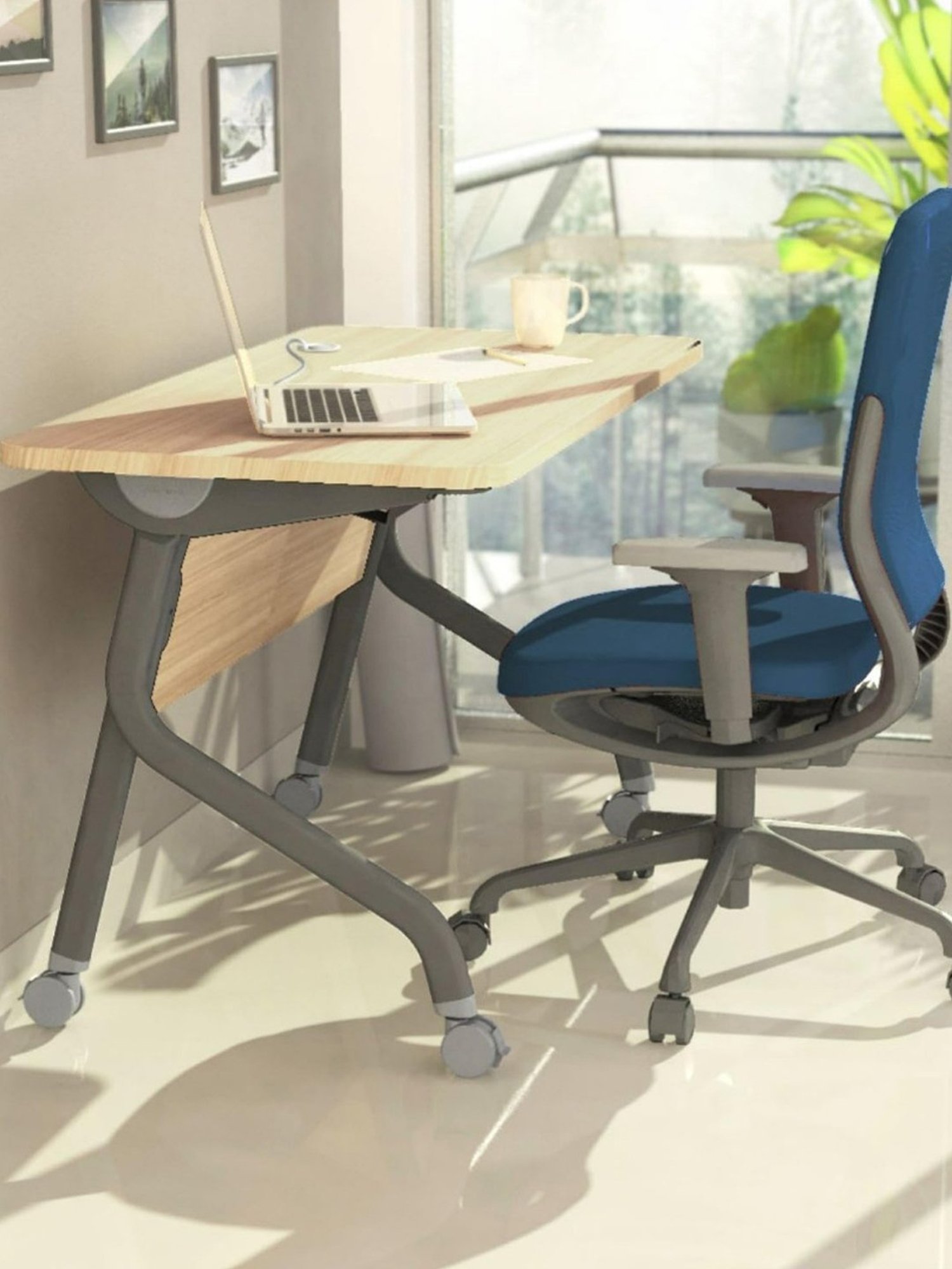 Artisans Rose Vote Hand-painted Multicolor Iron Ballot Box