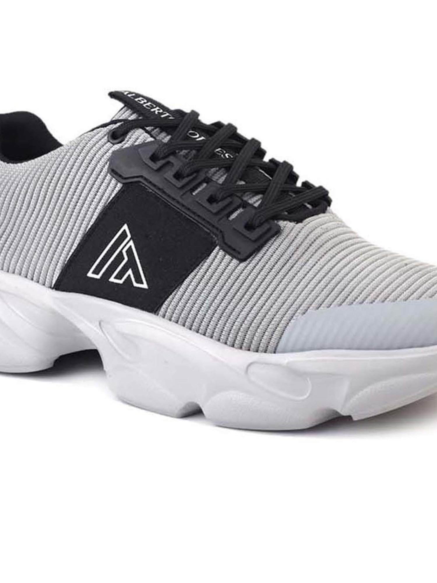 Alberto Torresi Men's Grey Running Shoes