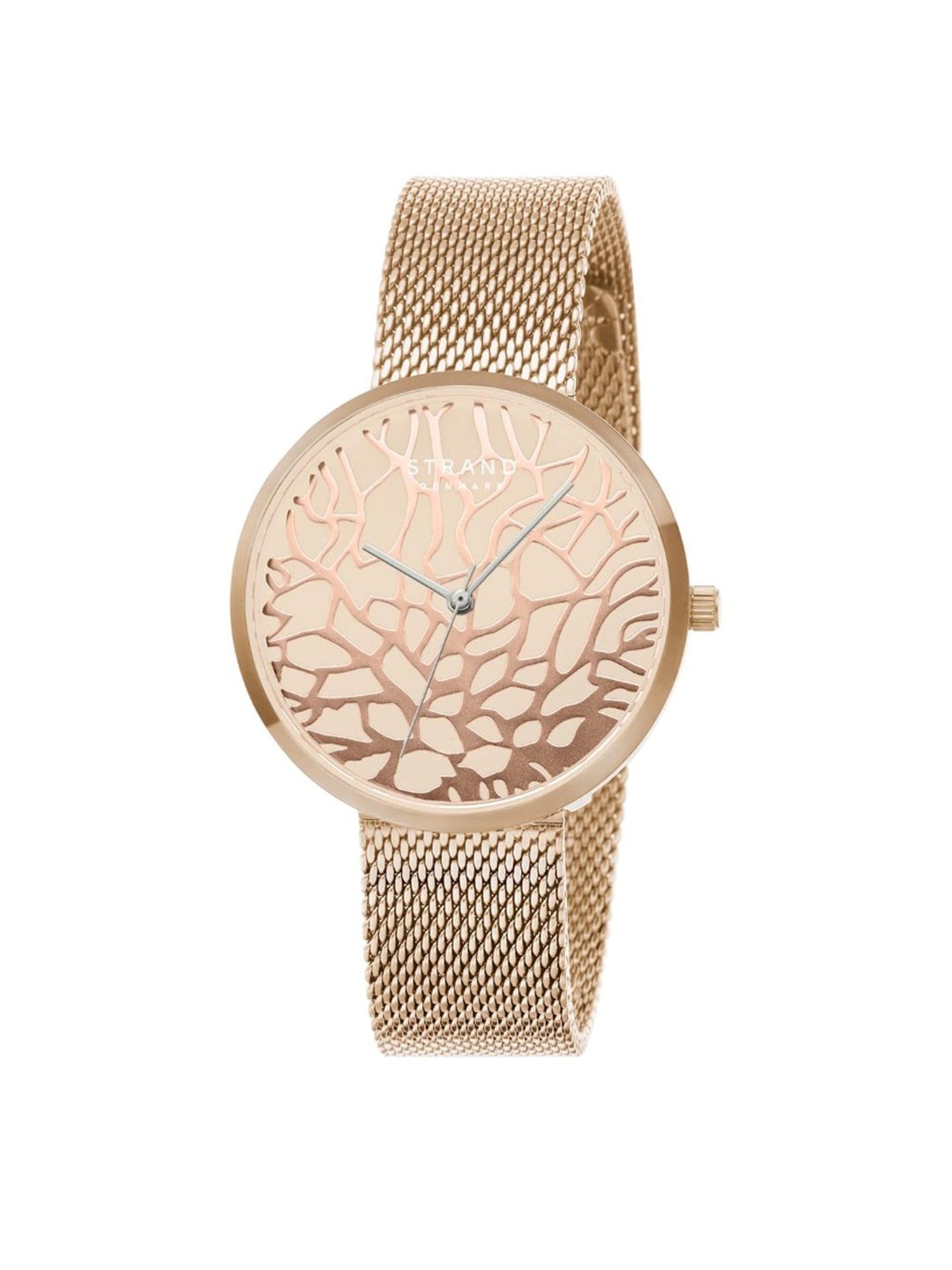STRAND by Obaku S700LXVVMV-DTG Tangle Roses Analog Watch for Women