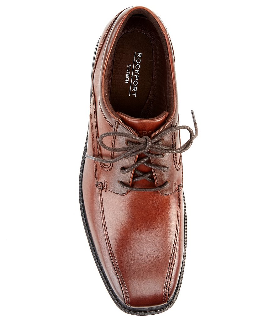 Rockport Men's Stratton Bicycle Toe Leather Lace-Up Oxfords