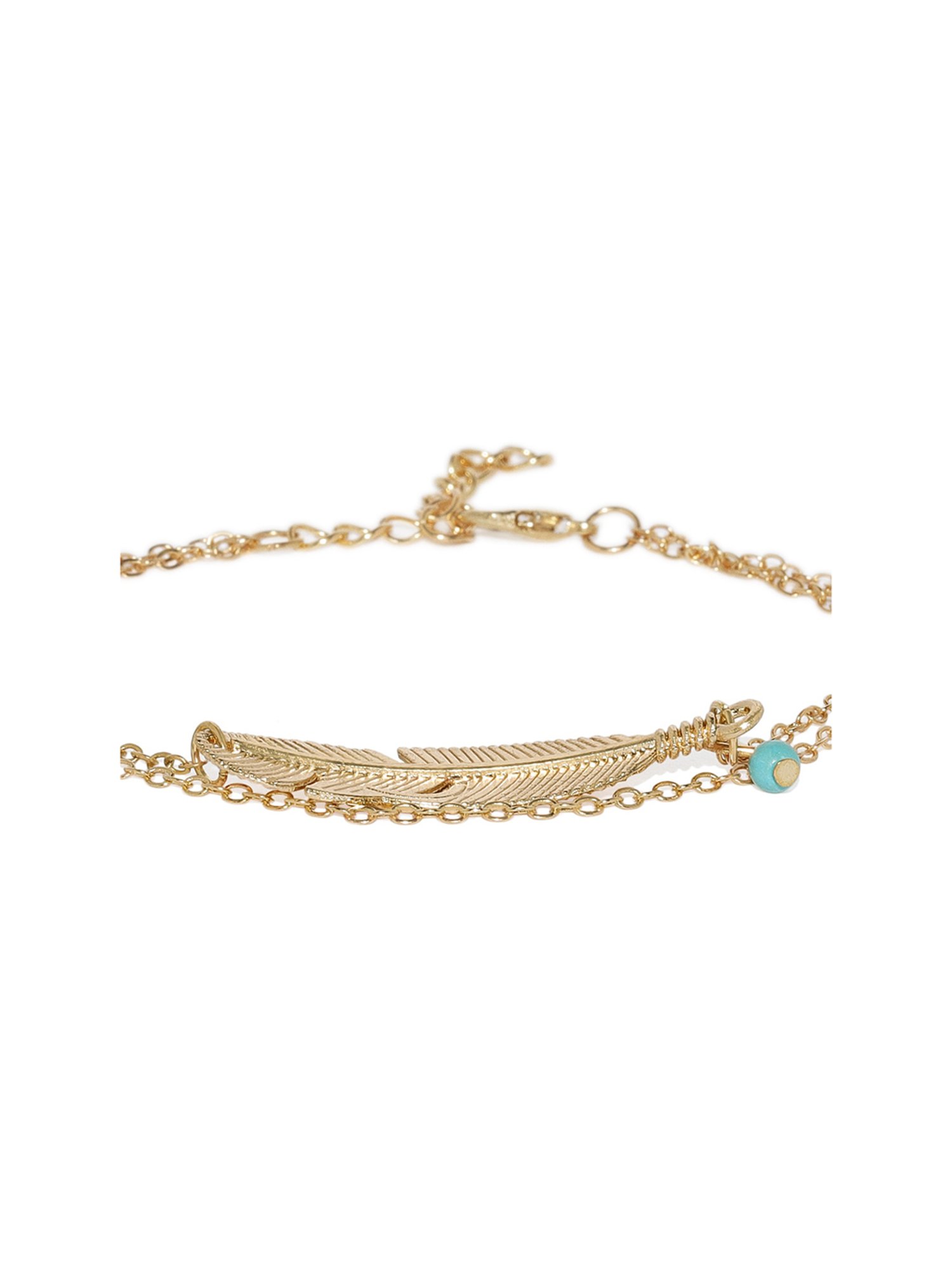 Abdesigns Gold-Plated Handpaint Wedding Doli Barat Bridal Anklets