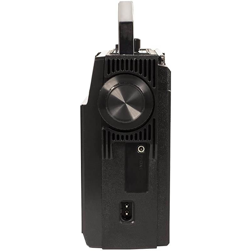 CT100BSI Retro Portable Cassette Player with Bluetooth AMFM Radio and Builtin Microphone Silver