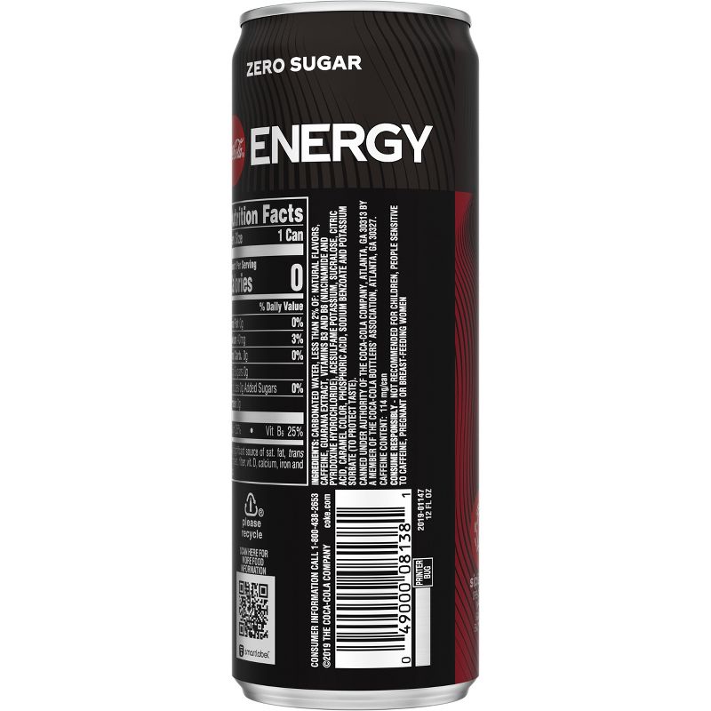 Coca-Cola Energy Zero - 12 fl oz Can