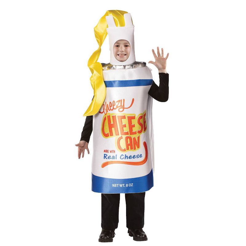 Kids' Cheezy Cheese Spray Halloween Costume - 7-10