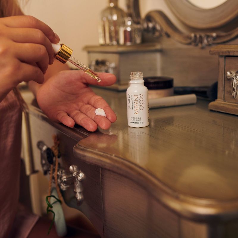 St. Moriz Facial Tan Boosting Serum Tanning Drops - 0.51 fl oz