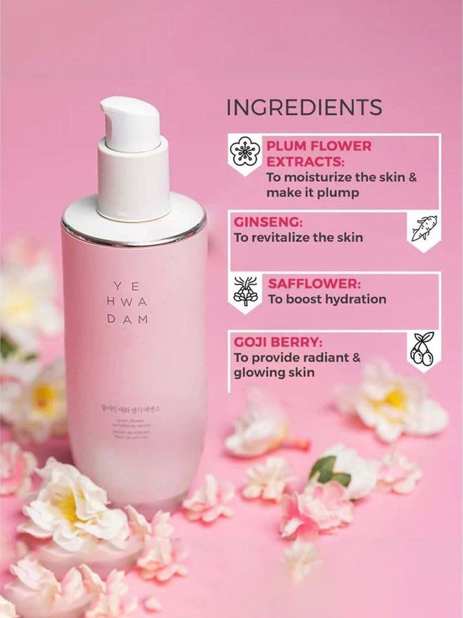 The Face Shop Yehwadam Plum Flower Revitalizing Serum - 45 ml