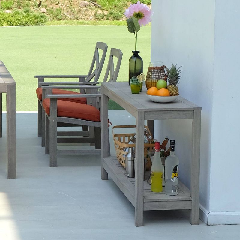 Westlake Patio Console Table - Gray - Cambridge Casual