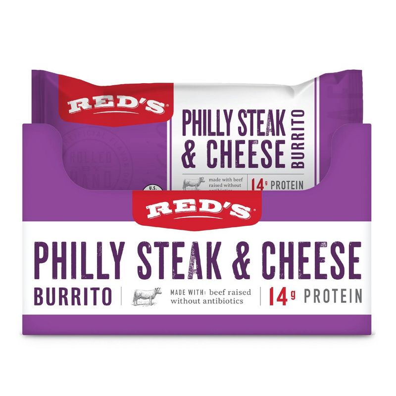 Red's Philly Steak & Cheese Burrito - 4.5oz