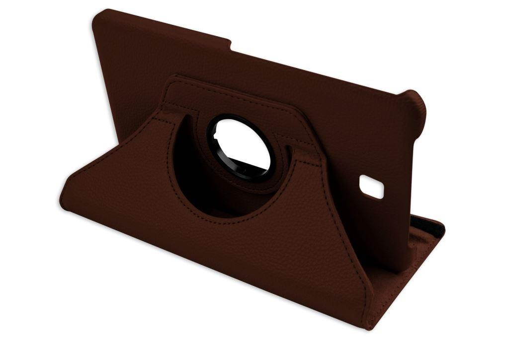 Hellfire Trading PU Leather Case 360 Rotating for Samsung Galaxy Tab 4 T330 8" - Hot Pink