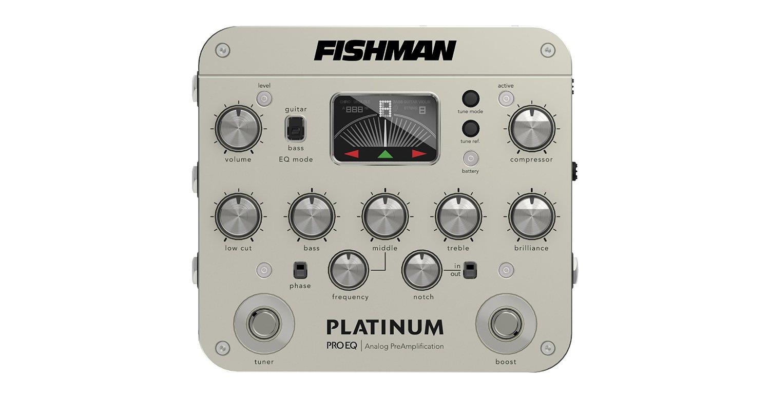 Fishman PRO-PLT-201 Platinum Pro EQ Analog Universal Instrument Preamp