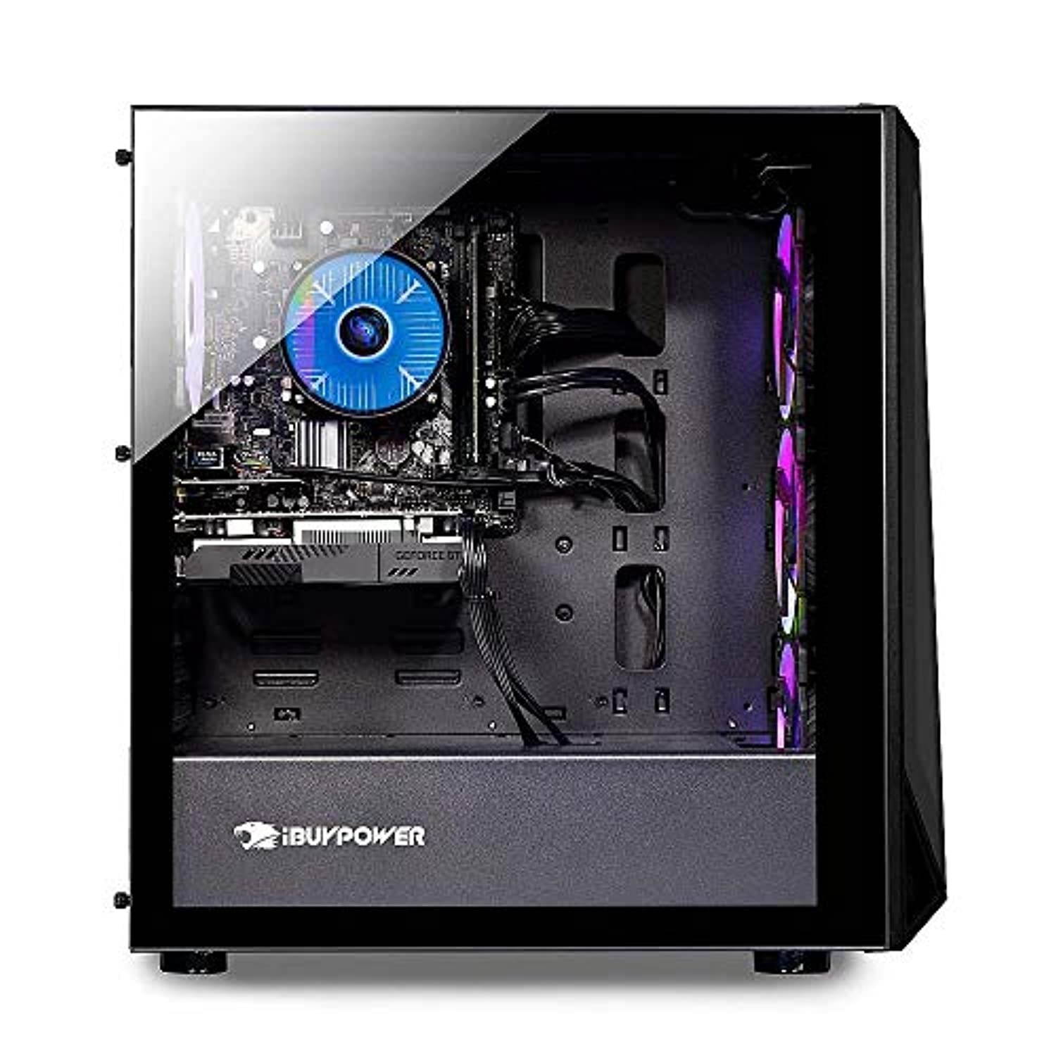 iBUYPOWER Desktop Gaming Computer | Intel Core i7-10700F | NVIDIA GeForce GTX 1660Ti | 16GB DDR4 Memory | 480GBSSD +1TBHDD | Mouse and Keyboard | Windows 10 | with Woov Accessory Bundle