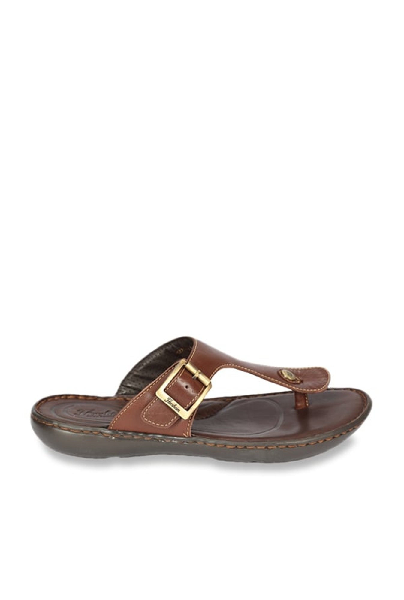 Florsheim LEWIS Tan T-Strap Sandals