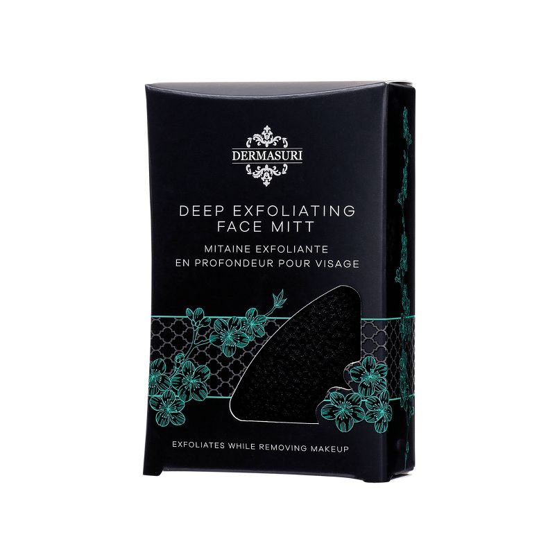 DERMASURI Deep Exfoliating Face Scrub - Black