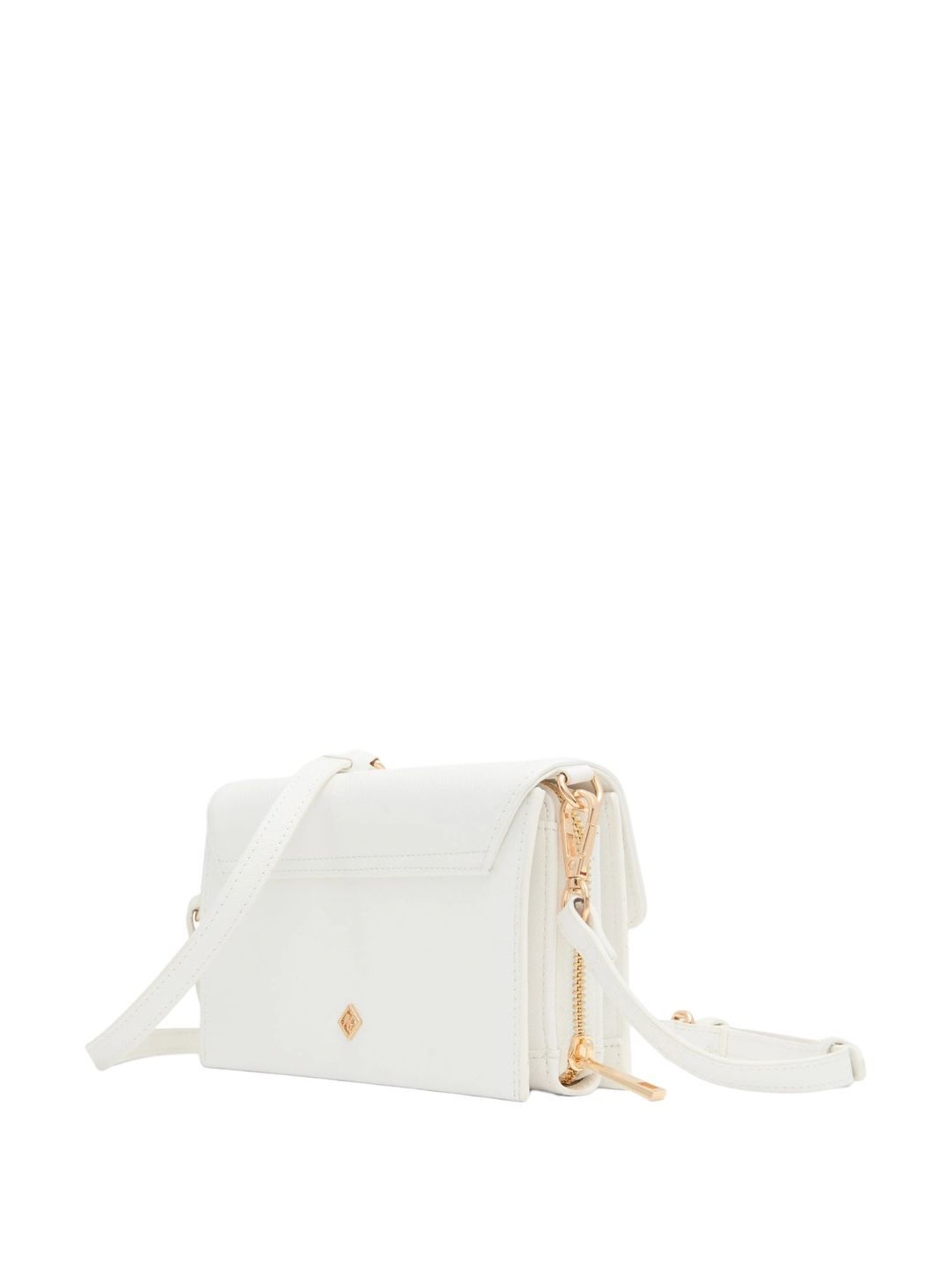 Call It Spring White Solid Small Sling Handbag