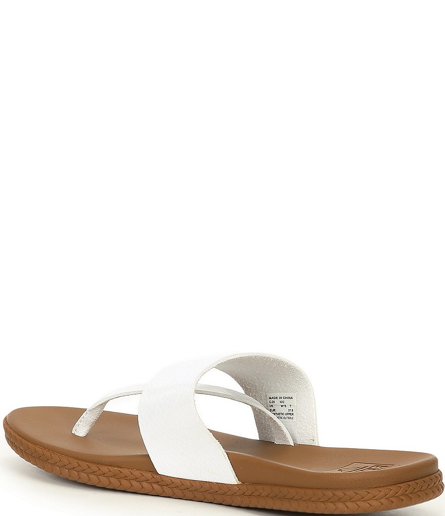 Reef Women's Cushion Sol Snake Embossed Sandals