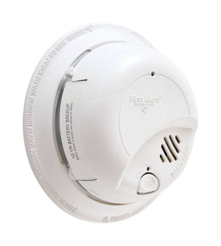 First Alert Hardwired 120V Ionization Smoke Alarm 1039939