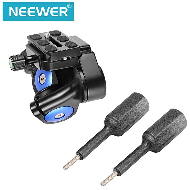 Camera Video Tripod Head Handle Ball Head 360 Degree Rotation with 14 inch Quick Shoe Plate for Tripod Monopod Camera Slider Light Stand and DSLR Cameras Load Up to 22 pounds 3Way