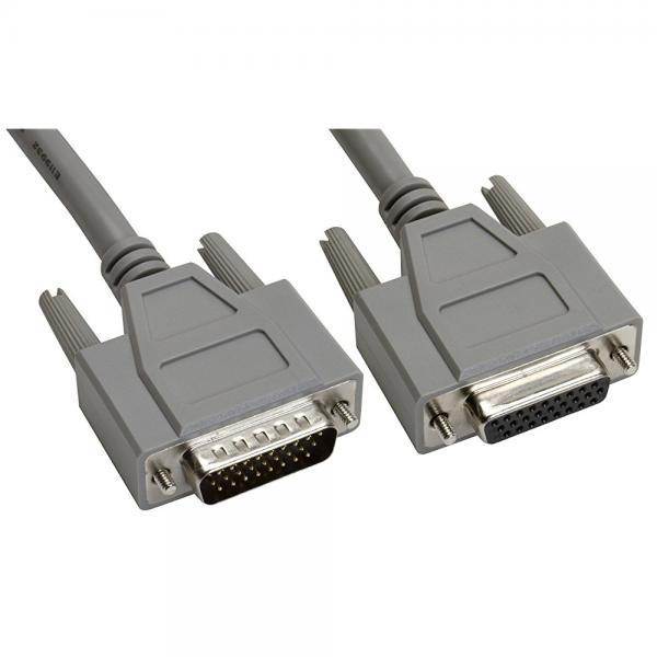 Amphenol CS-DSDHD26MF0-010 26-Pin HD26 Deluxe D-Sub Cable, Shielded, Male/Female, 10', Gray