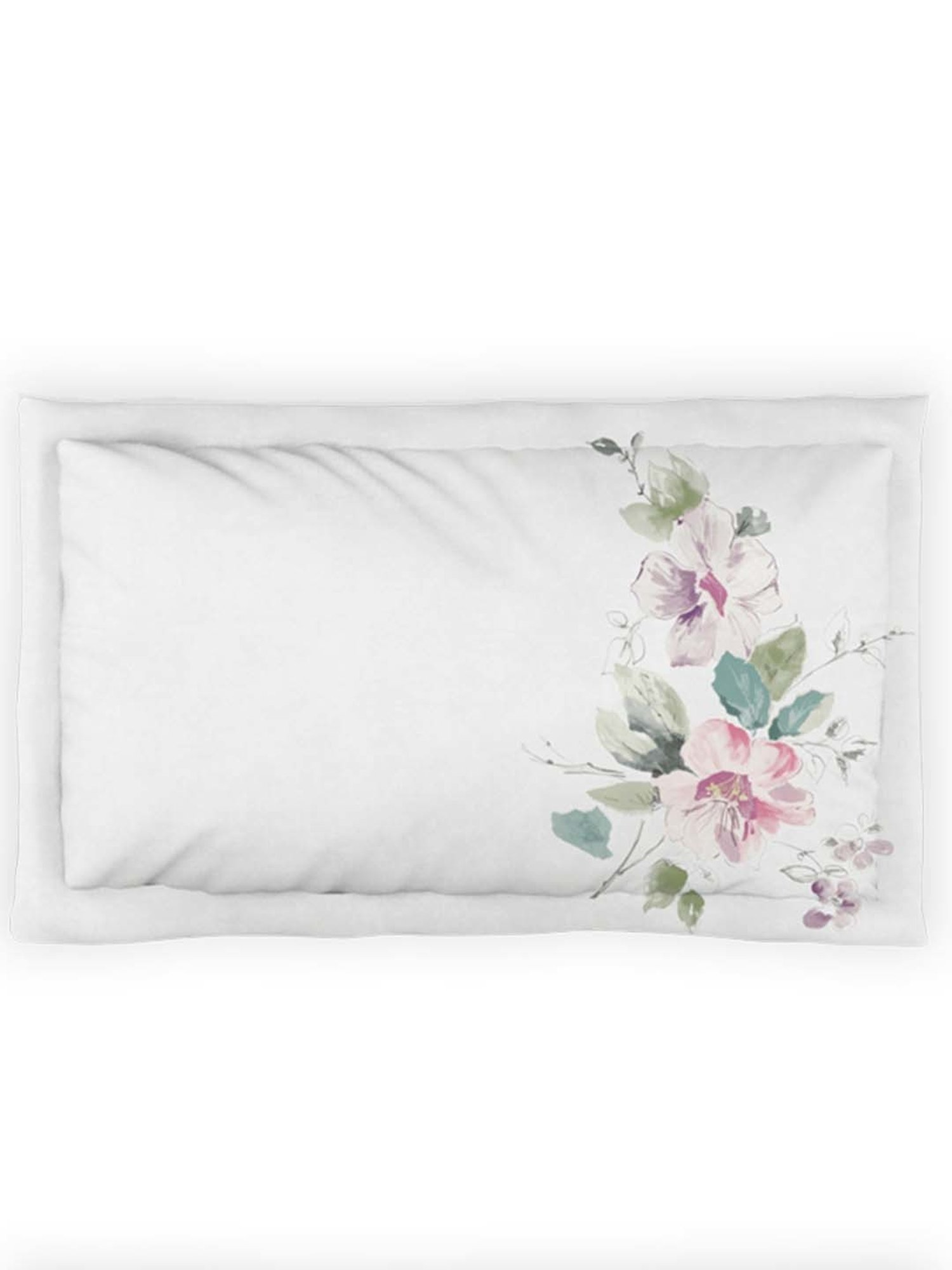 Ddecor Live beautiful Radiance Pink 144 TC Cotton Single Bedsheet with 1 Pillow Cover