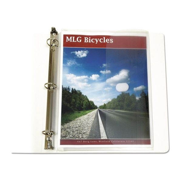 C-Line Poly Binder Pockets, 11 1/2 X 9 1/4, Clear, 5/Pack 57537