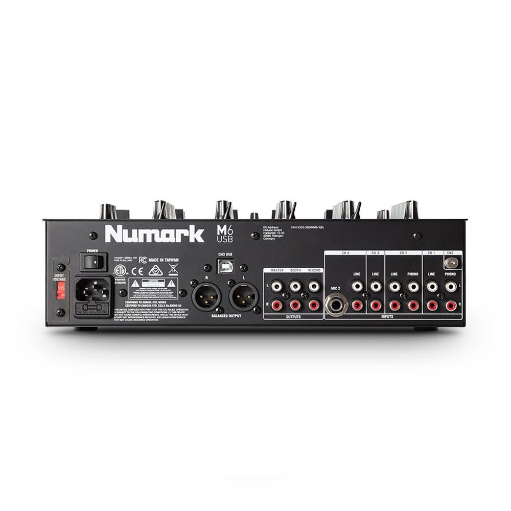 Numark M6 4-Channel USB DJ Mixer